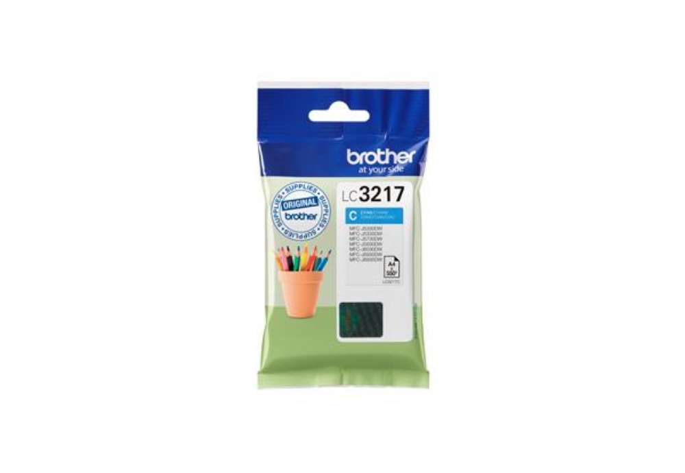 Immagine di Brother - Cartuccia - Ciano - LC3217C - 550 pag