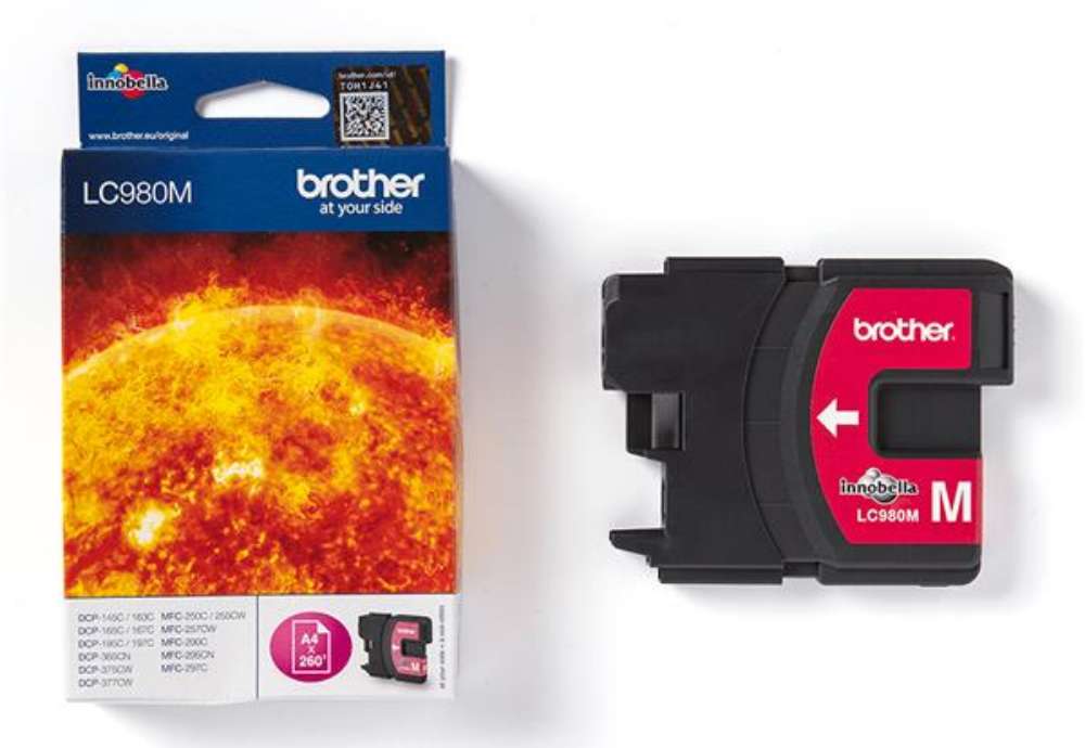 Immagine di Brother - Cartuccia - Magenta - LC980M -  260 pag