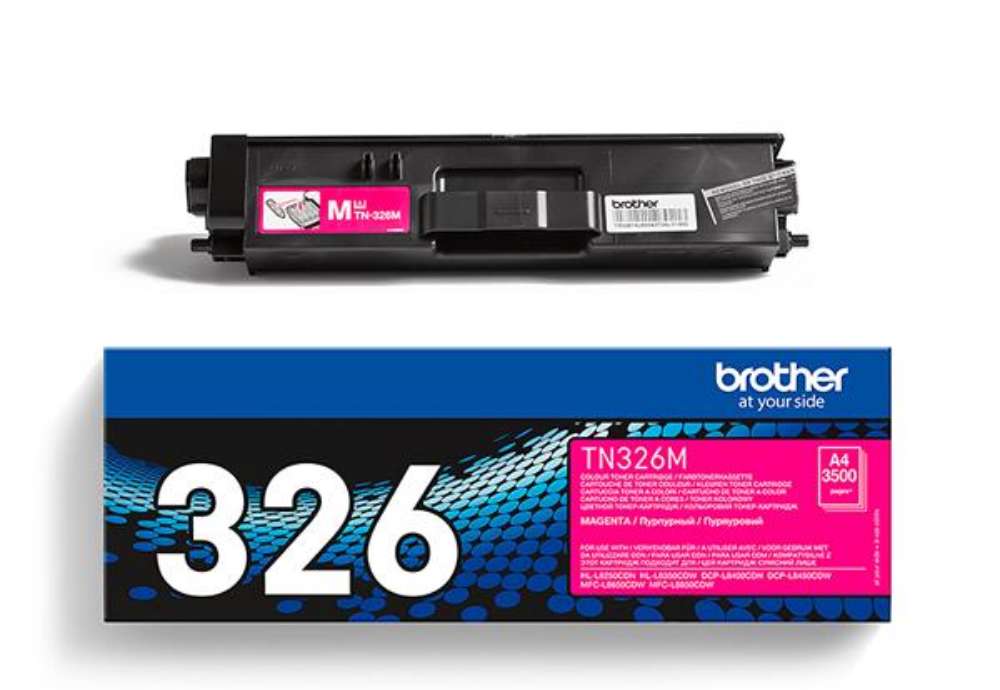 Immagine di Brother - Toner - Magenta - TN326M - 3500 pag