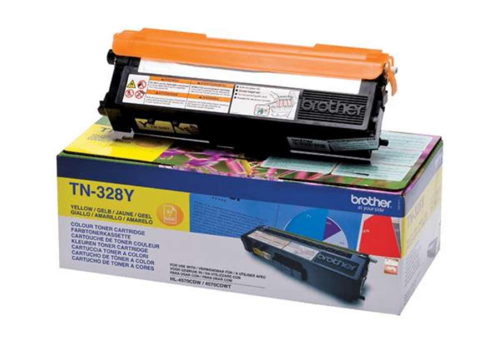 Immagine di Brother - Toner - Giallo -TN328Y - 6000 pag