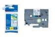 Immagine di Brother - Nastro laminato pastello - Nero/Blu - TZEMQ531 - 12mm x 4 mt