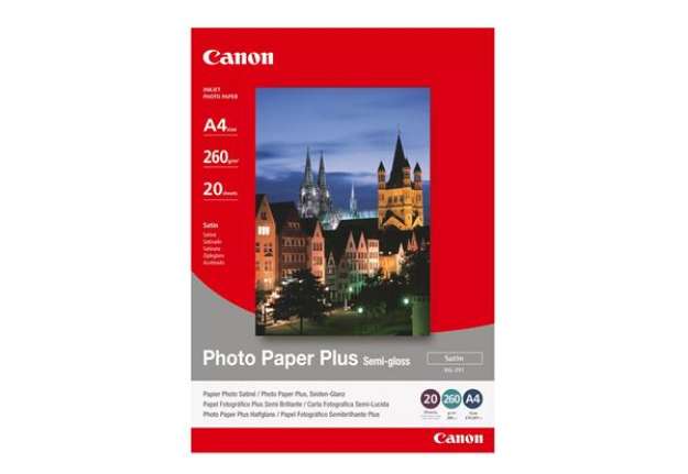 Immagine di Canon - Canon Carta fotografica Plus Semi-Gloss SG-201 - A4 - 20 Fogli - 1686B021
