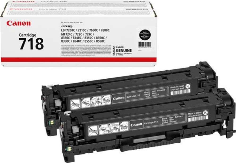 Immagine di Canon - Scatola 2 Toner - Nero - 2662B005 - 3.400 pag