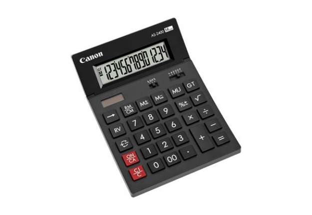 Immagine di Canon - calcolatrice visiva da tavolo - AS2400HB, a 14 cifre