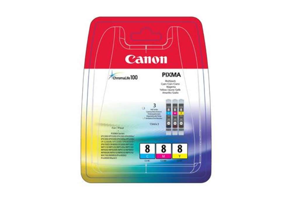 Immagine di Canon - Confezione Serbatoio inchiostro + cartucce - C/M/Y - C 970 pag / M 710 pag / Y 685 pag