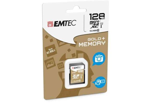Immagine di Emtec - SDXC Class 10 Gold + - ECMSD128GXC10GP - 128GB
