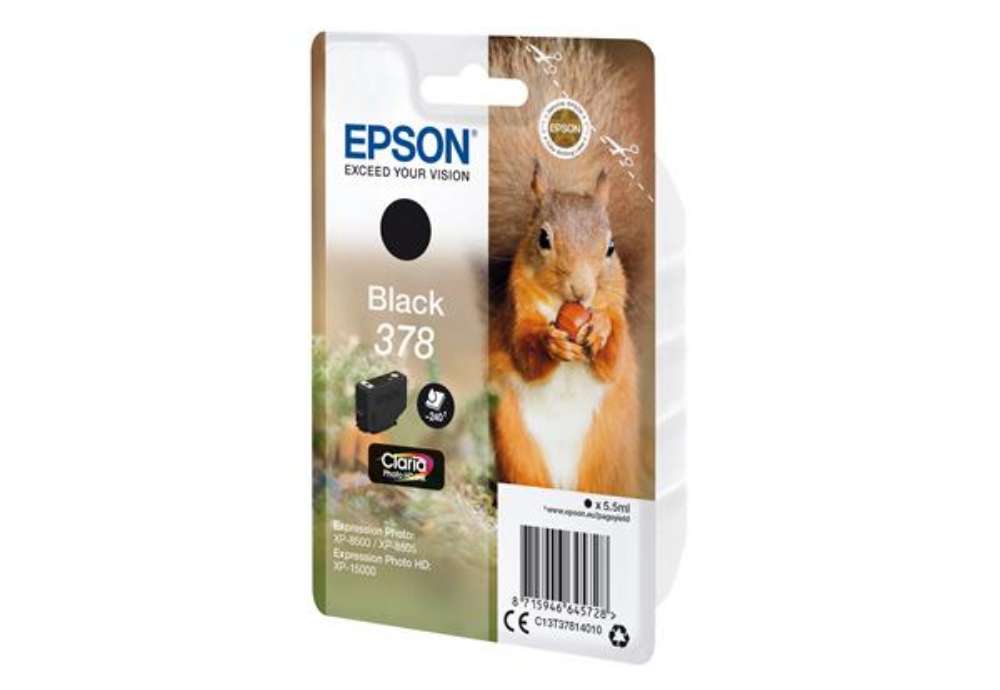 Immagine di Epson - Cartuccia ink - 378 - Nero - C13T37814010 - 240 pag