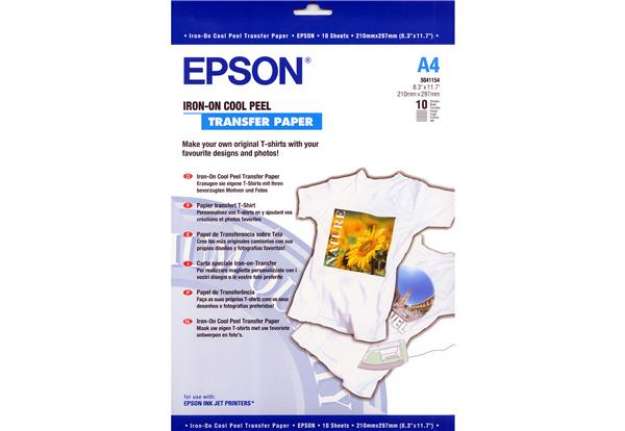 Immagine di Epson - Iron-on-Transfer Paper - A4 - 10 Fogli - C13S041154