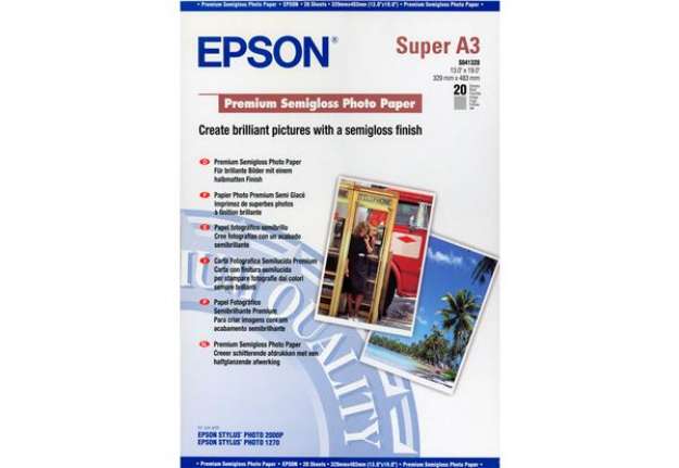 Immagine di Epson - Carta Fotografica Semilucida Premium - C13S041328