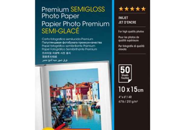 Immagine di Epson - Premium Semi-Gloss Photo Paper - 10 x 15 cm - 50 Fogli - C13S041765