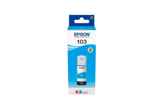 Immagine di Epson - Eco Tank - 103 - Ciano - C13T00S24A10 - 65 ml