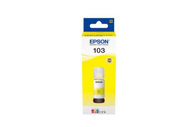 Immagine di Epson - Eco Tank - 103 - Giallo - C13T00S44A10 - 65 ml