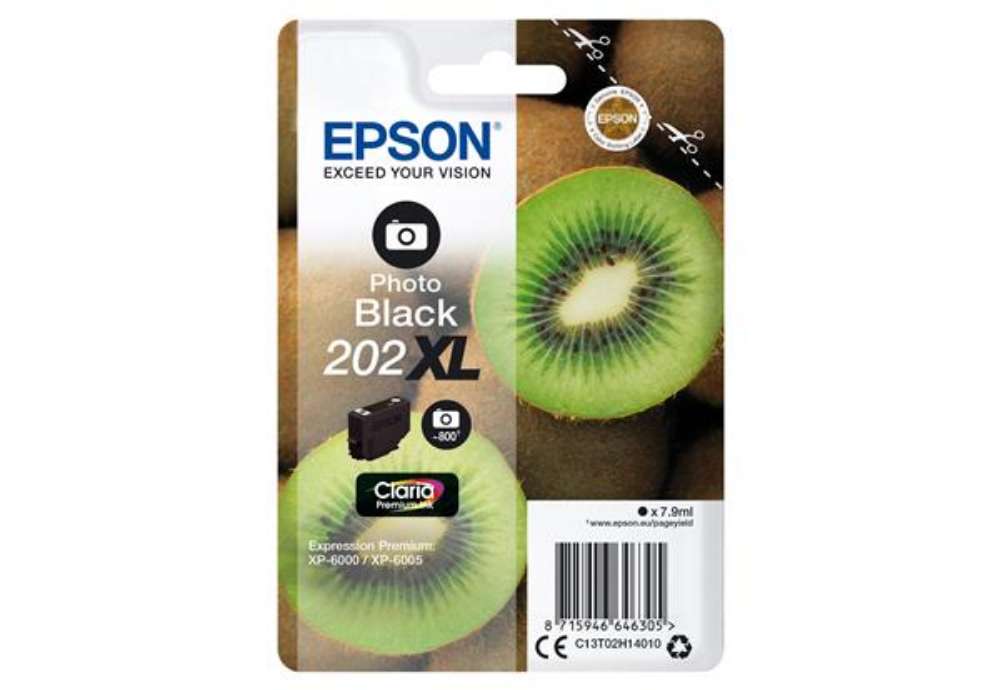Immagine di Epson - Cartuccia ink - 202XL - Nero Photo - C13T02H14010 - 7,9ml