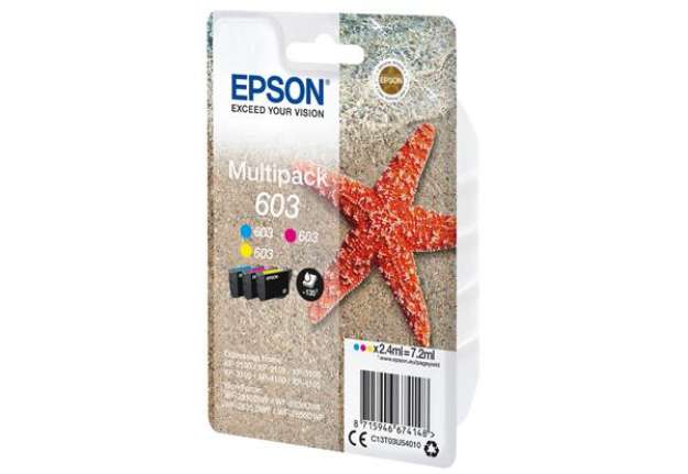 Immagine di Epson -  Cartuccia ink - 603 - C/M/Y - C13T03U54010 - 130 pag cad.