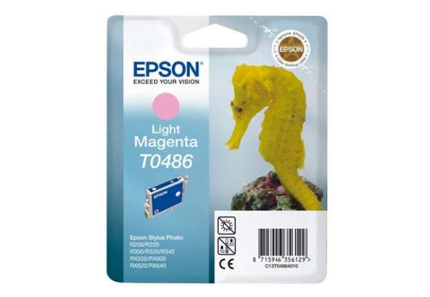 Immagine di Epson - Cartuccia ink - Magenta chiaro - T0486 - C13T04864010 - 13ml