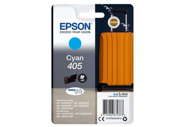 Immagine di Epson - Cartuccia ink - 405 - Ciano - C13T05G24010 - 300 pag