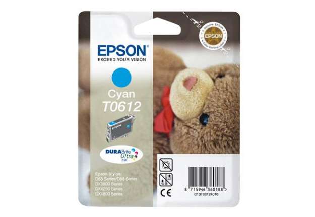 Immagine di Epson - Cartuccia ink - Ciano - T0612 - C13T06124010 - 8ml