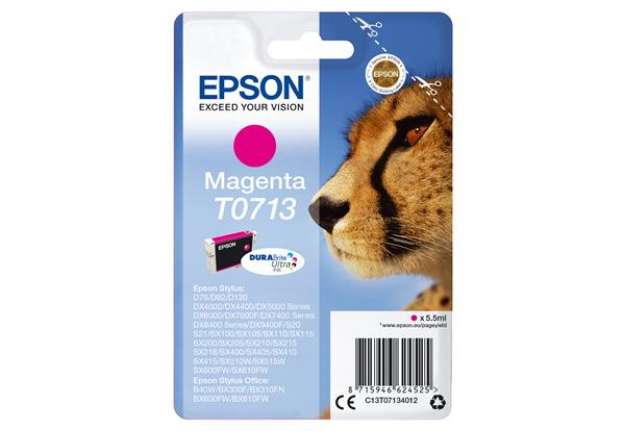 Immagine di Epson - Cartuccia ink - Magenta - T0713 - C13T07134012 - 5,5ml