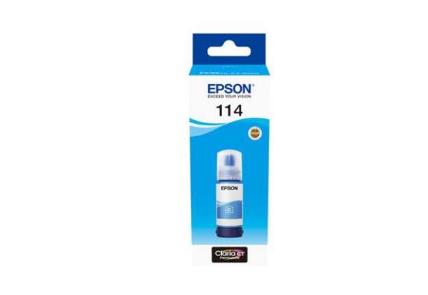 Immagine di Epson - Eco Tank - 114 - Ciano - C13T07B240 - 70 ml
