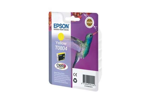 Immagine di Epson - Cartuccia ink - Giallo Photo - T0804 - C13T08044011  - 7,4ml