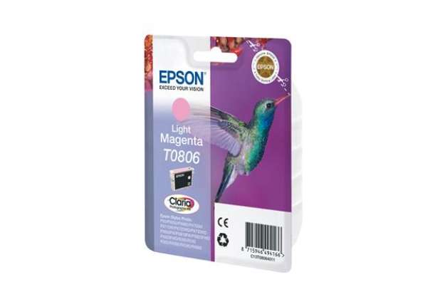 Immagine di Epson - Cartuccia ink - Magenta chiaro - T0806 - C13T08064011  - 7,4ml