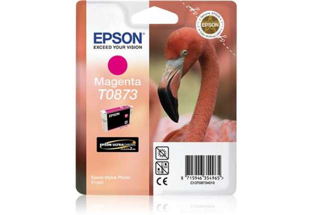 Immagine di Epson - Cartuccia ink - Magenta - T0873 - C13T08734010 - 11,4ml