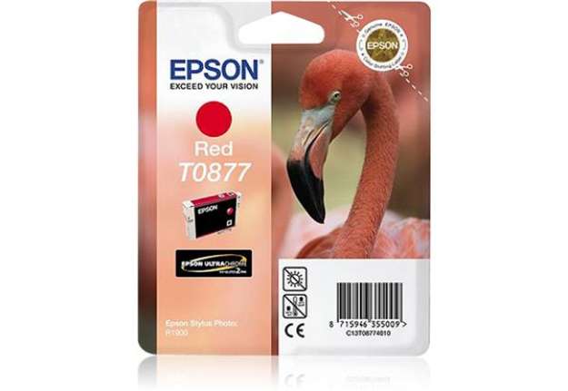 Immagine di Epson - Cartuccia ink - Rosso - T0877 - C13T08774010 - 11,4ml