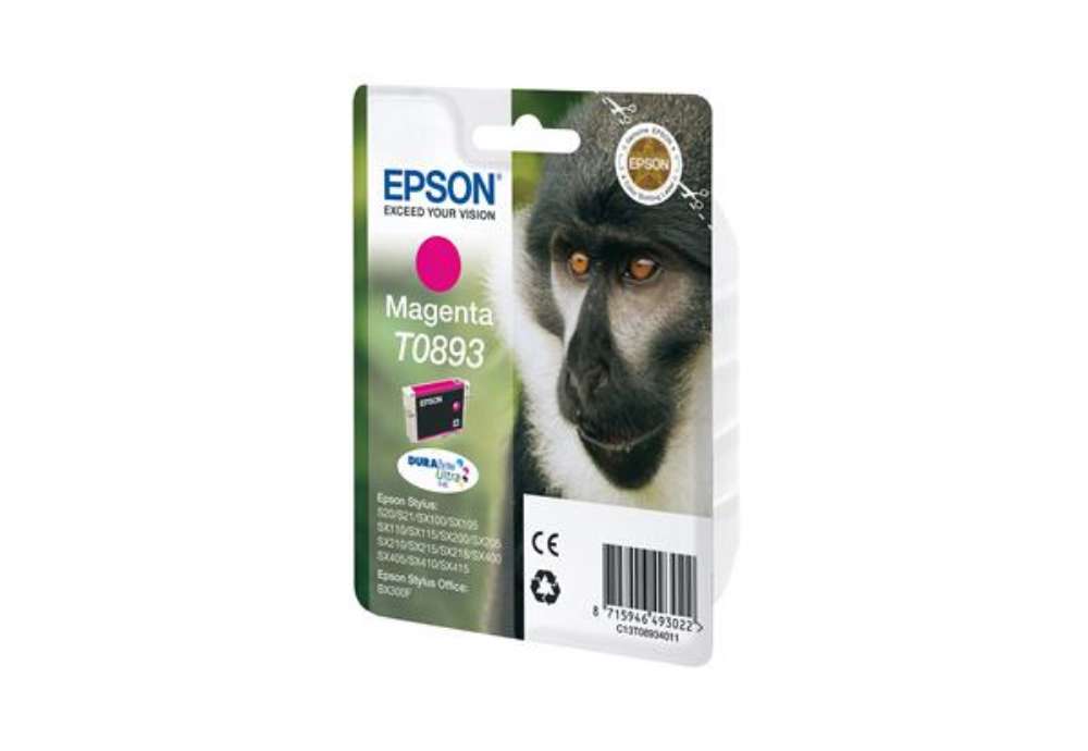 Immagine di Epson - Cartuccia ink - Magenta - T0893 - C13T08934011 - 3,5ml