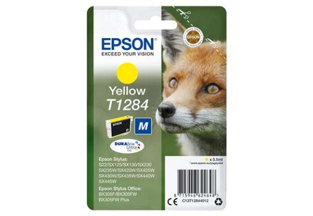 Immagine di Epson - Cartuccia ink - Giallo - T1284 - C13T12844012 - 3,5ml
