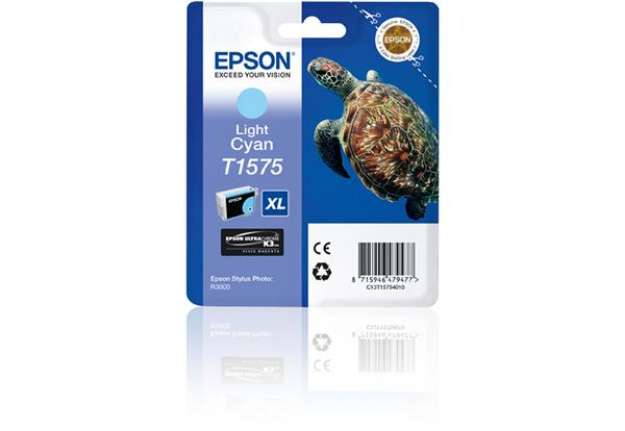 Immagine di Epson - Cartuccia ink - Ciano chiaro - T1575 - C13T15754010 - 25,9ml