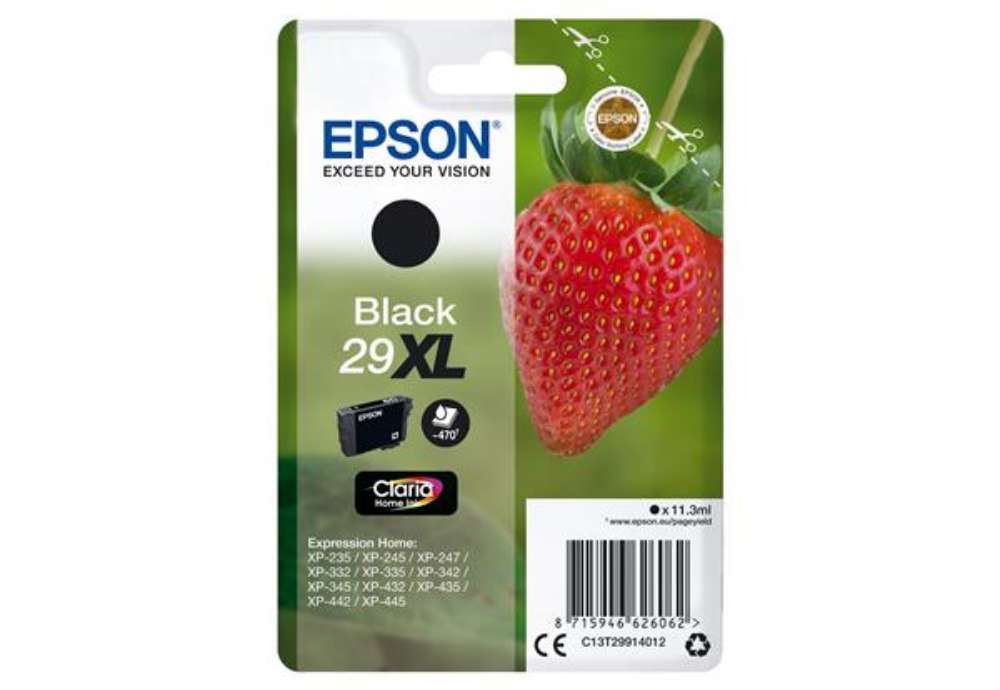 Immagine di Epson - Cartuccia ink - 29XL - Nero - C13T29914012 - 11,3ml