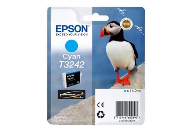 Immagine di Epson - Cartuccia ink - Ciano - T3242 - C13T32424010 - 14ml