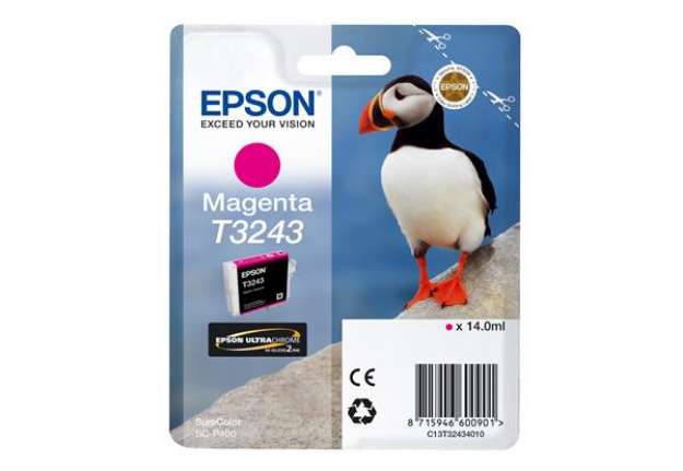 Immagine di Epson - Cartuccia ink - Magenta - T3243 - C13T32434010 - 14ml