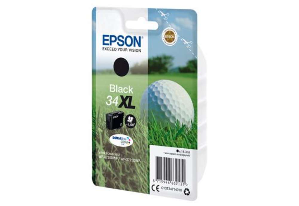 Immagine di Epson - Cartuccia ink - 34XL - Nero - C13T34714010 - 16,3ml
