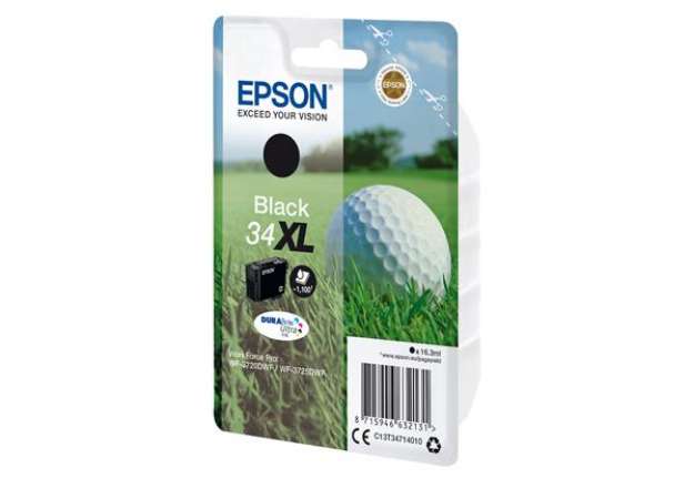 Immagine di Epson - Cartuccia ink - 34XL - Nero - C13T34714010 - 16,3ml