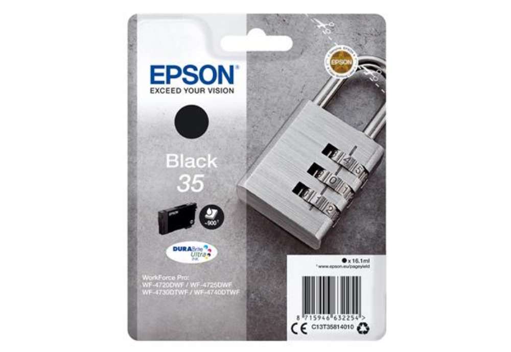 Immagine di Epson - Cartuccia ink - 35 - Nero - C13T35814010 - 16,1ml