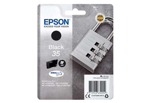 Immagine di Epson - Cartuccia ink - 35 - Nero - C13T35814010 - 16,1ml