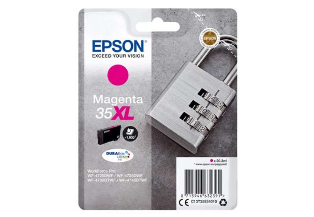 Immagine di Epson - Cartuccia ink - 35XL - Magenta - C13T35934010 - 20,3ml