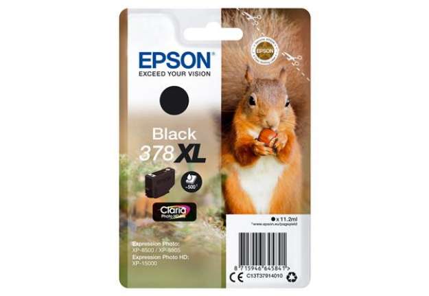 Immagine di Epson - Cartuccia ink - 378XL - Nero - C13T37914010 - 11,2ml