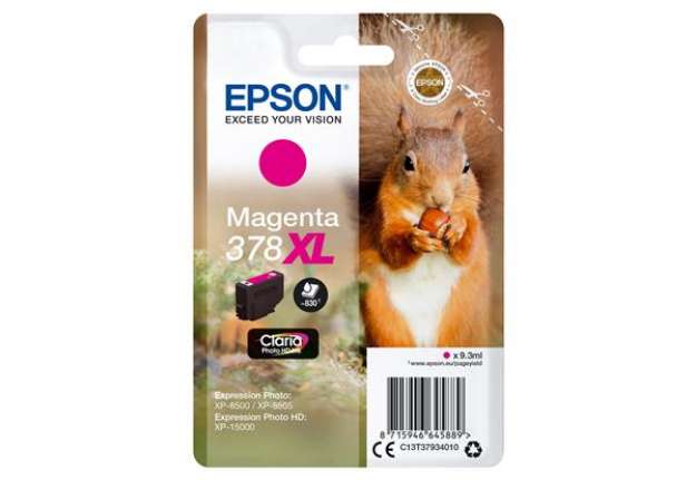 Immagine di Epson - Cartuccia ink - 378XL - Magenta - C13T37934010 - 9,3ml