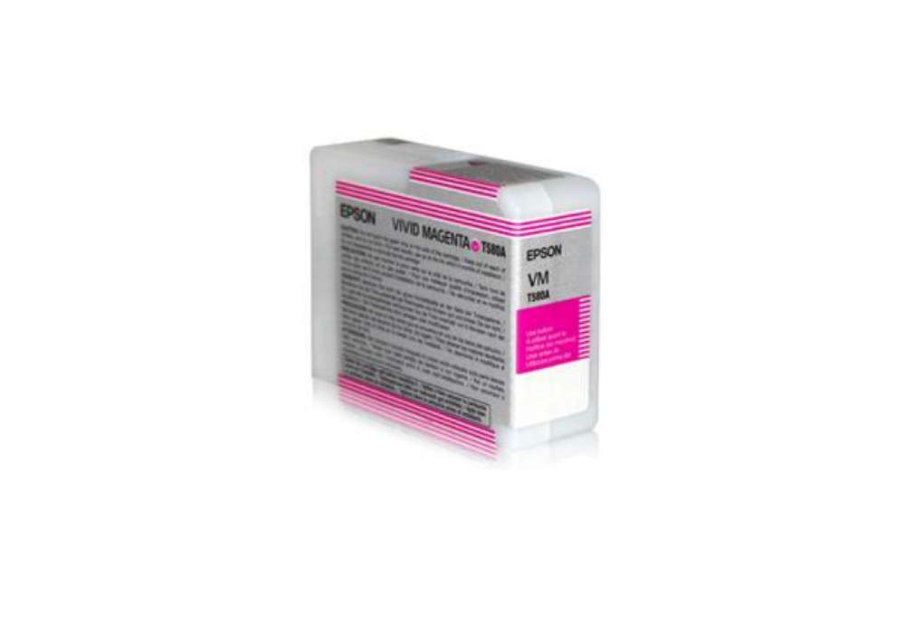 Immagine di Epson - Tanica - vivid Magenta - T580A - C13T580A00 - 80ml