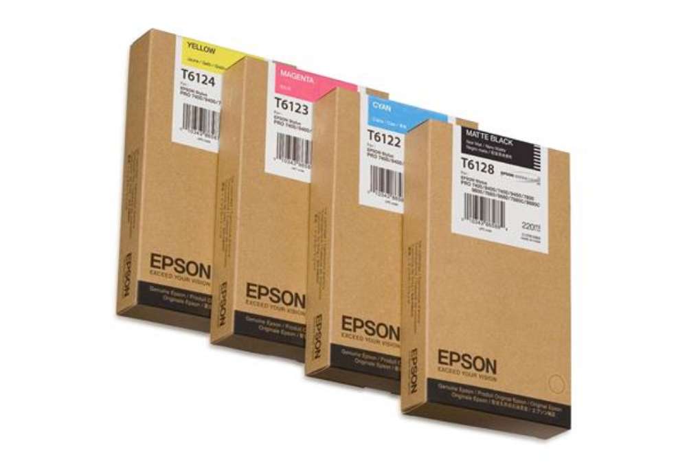Immagine di Epson - Tanica - Giallo - T6124 - C13T612400 - 220ml