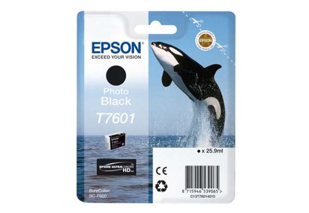 Immagine di Epson - Cartuccia ink - Nero Photo - T7601 - C13T76014010 - 25,9ml