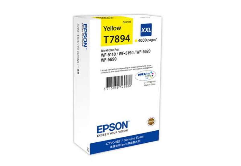 Immagine di Epson - Tanica - Giallo - T7894 -  C13T789440 - 34,2ml