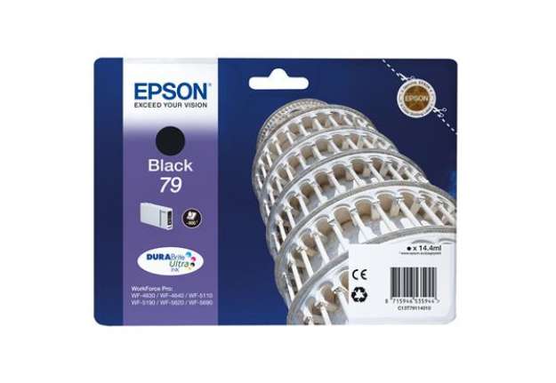 Immagine di Epson - Tanica - 79 - Nero - C13T79114010 - 14,4ml