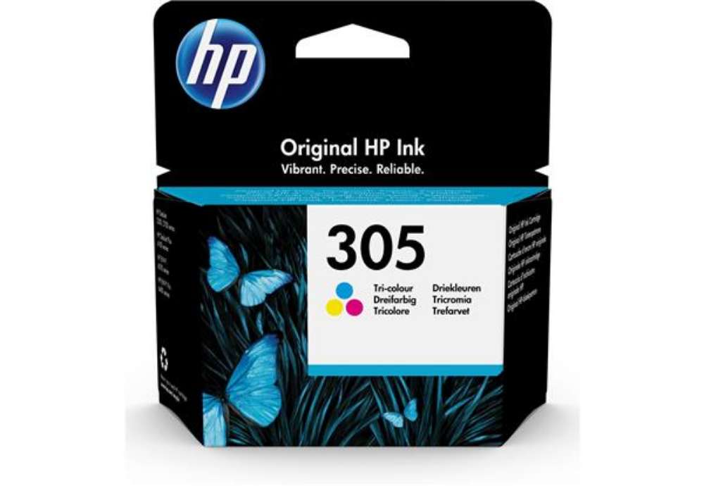 Immagine di Hp - Cartuccia Ink originale - 305 - C/M/Y - 3YM60AE - 100 pag