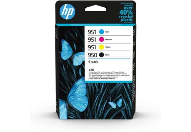 Immagine di Hp - Cartuccia ink originale - 950/951 - C/M/Y/K - 6ZC65AE - 3.100 pag