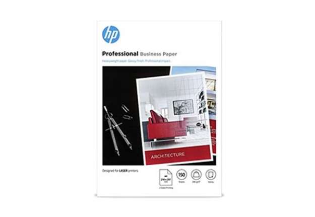 Immagine di Hp - Confezione da 150 fogli carta originale fotografica lucida professionale per stampe laser A4 -