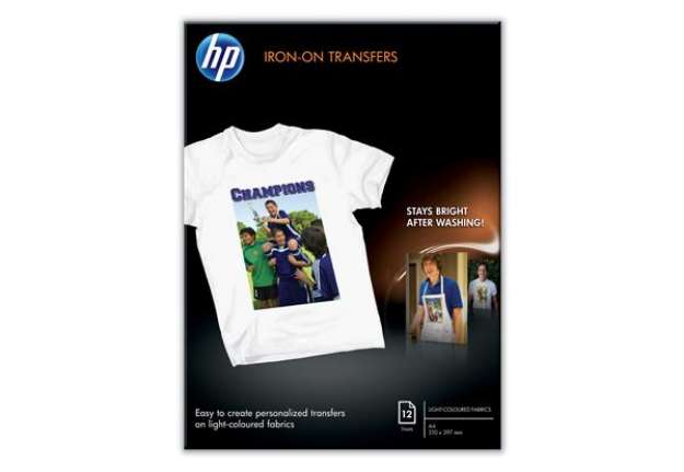 Immagine di Hp - Confezione da 12 Fogli originale trasferibili a caldo A4/210 x 297 mm Hp - C6050A