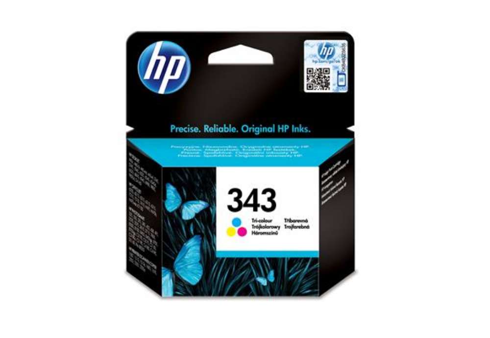 Immagine di Hp - Cartuccia ink originale - 343 - C/M/Y - C8766EE - 330 pag